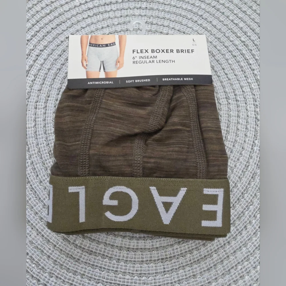 Rare No Longer Made Men's flex brief boxers underwear American Eagle AE Large